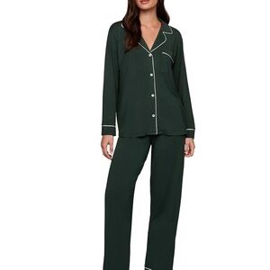 Eberjey Forest Green Pajama Set
